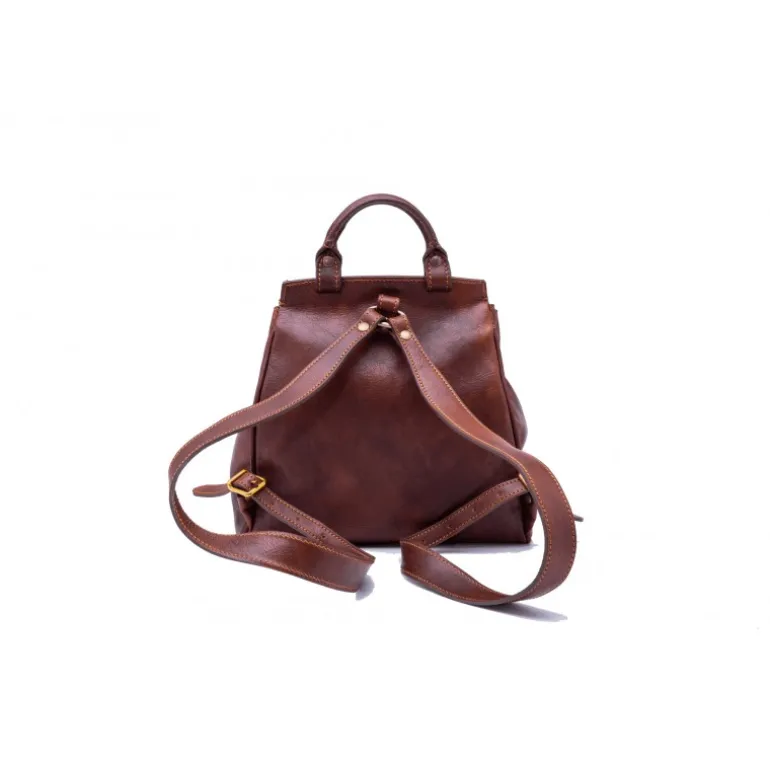 Skórzany damski plecak w stylu vintage BR