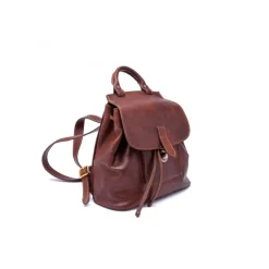 Skórzany damski plecak w stylu vintage BR