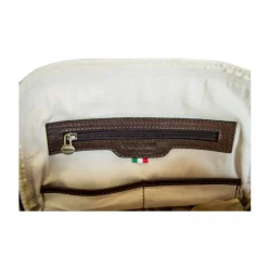 Skórzany plecak na laptopa 15" z pocztówką