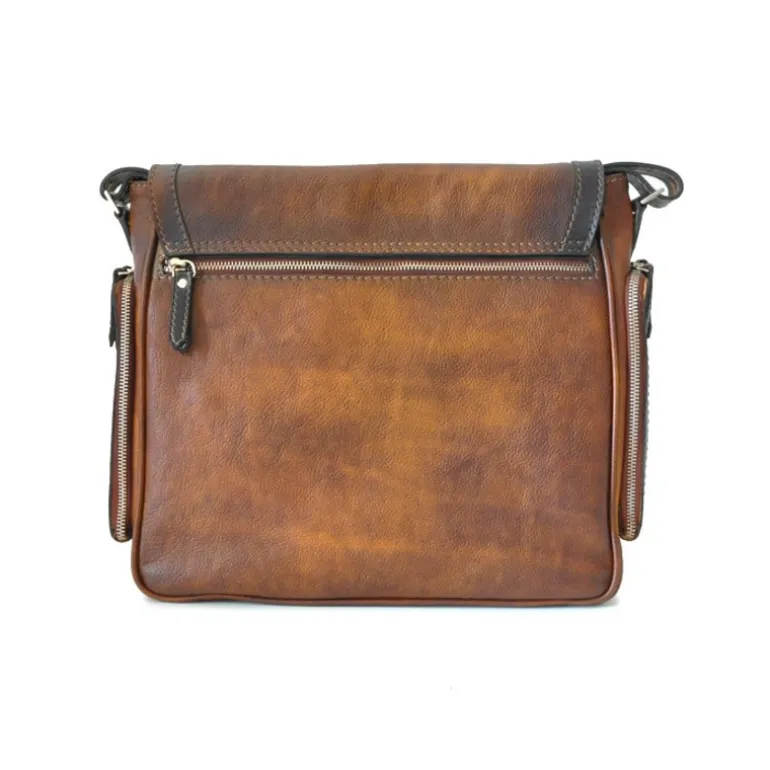 Sportowa skórzana torba z kieszonkami "Tosca"