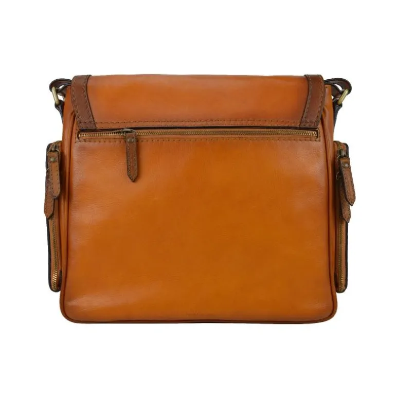 Sportowa skórzana torba z kieszonkami "Tosca"