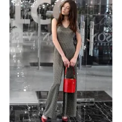 Sztywna damska skórzana torba z krokodylim wzorem "King" K335