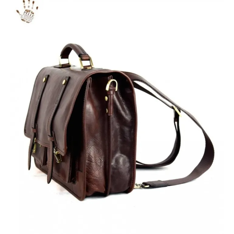 Teczka plecak skórzana "Torre Alta"