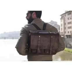 Teczka plecak skórzana "Torre Alta" MC