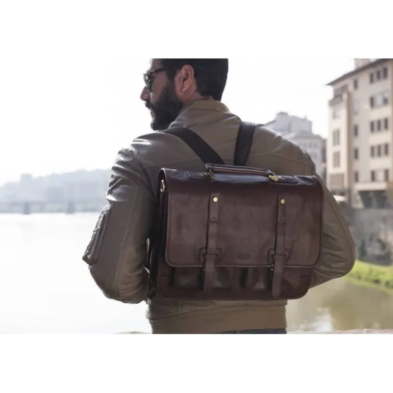 Teczka plecak skórzana "Torre Alta" MC