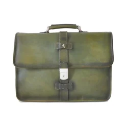 Teczka z włoskiej skóry garbowanej roślinnie "Pratomagno" B459