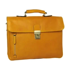 Teczka ze skóry 100% made in italy garbowanej roślinnie "Łódź" GI