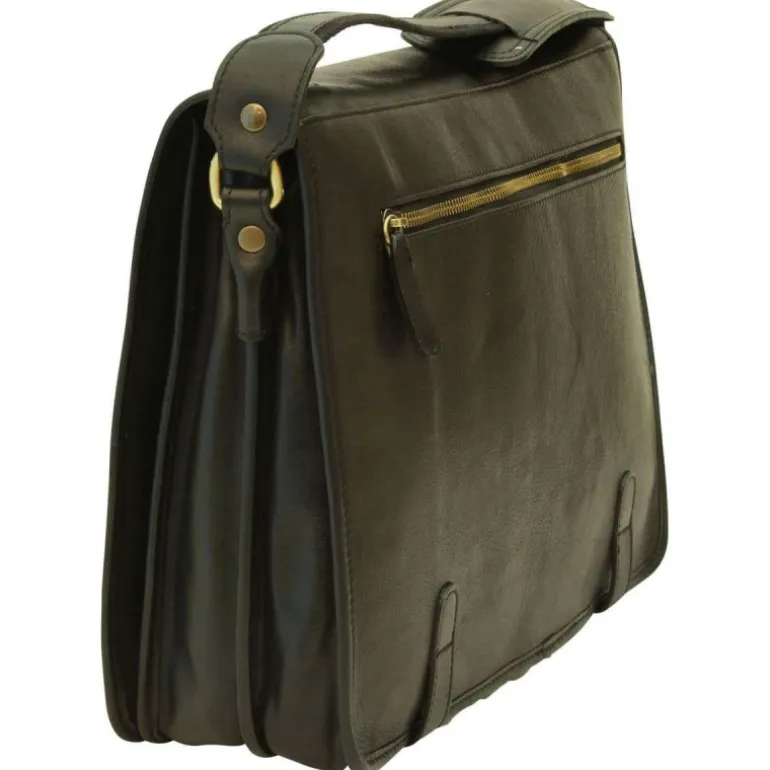 Torba męska na ipad z włoskiej skóry cielęcej "Tczew" CZ