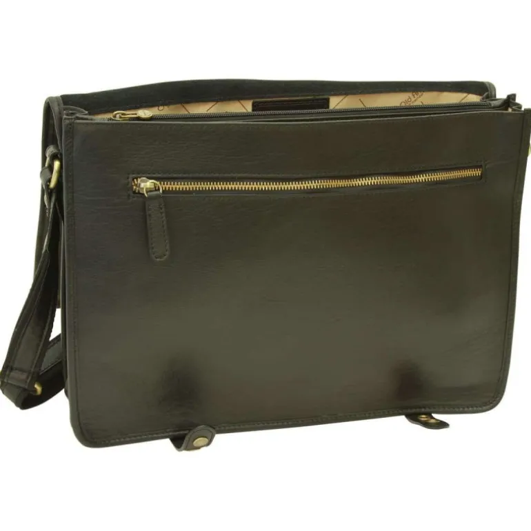 Torba męska na ipad z włoskiej skóry cielęcej "Tczew" CZ