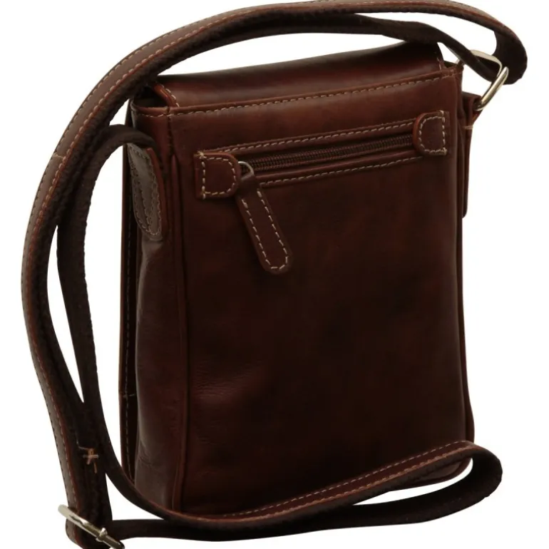 Torba na ramię skórzana męska "Gdańsk" BR