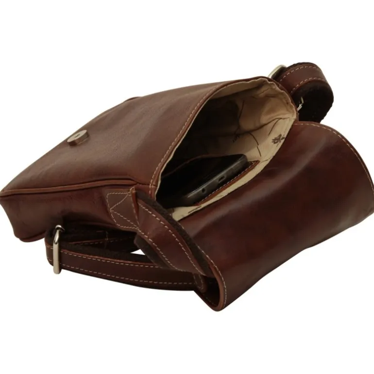 Torba na ramię skórzana męska "Gdańsk" BR