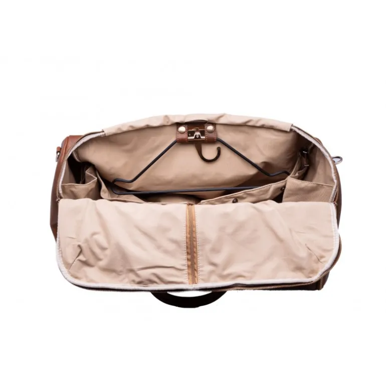 Torba na ubrania z prawdziwej włoskiej skóry