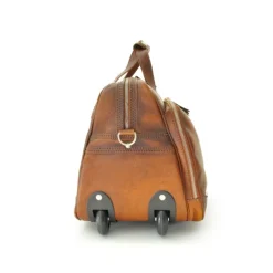 Torba podróżna skórzana na kółkach "Transiberiana" mała