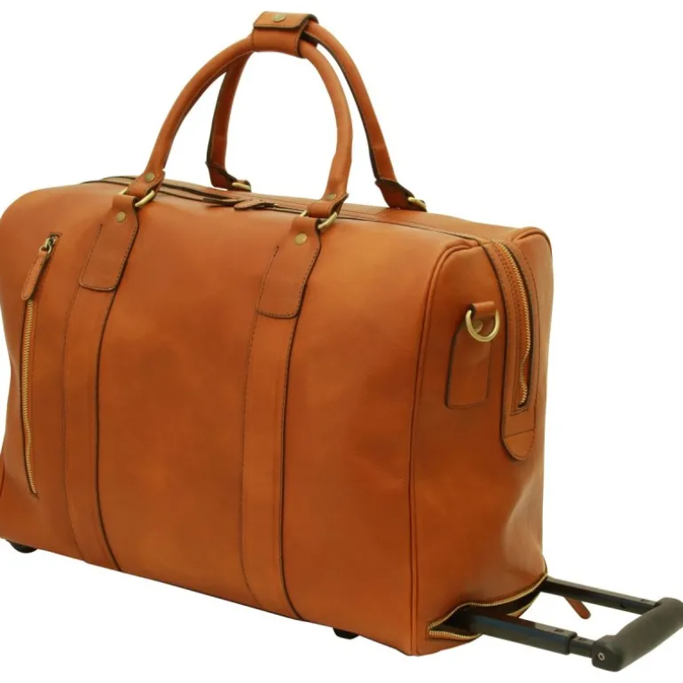 Torba podróżna skórzana na kółkach "Kalisz" KO