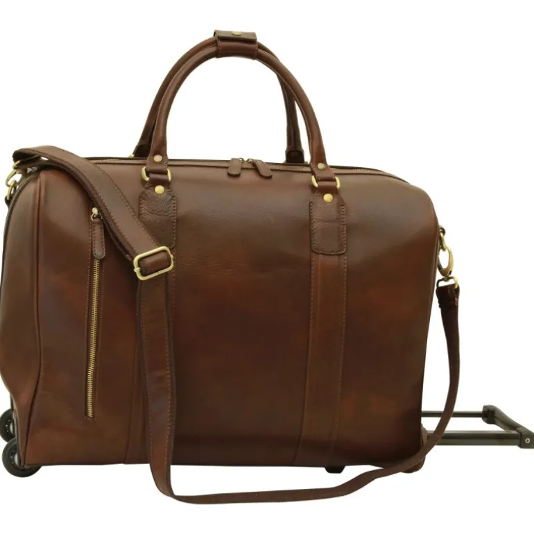 Torba podróżna skórzana na kółkach "Kalisz" BC