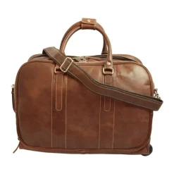 Torba podróżna skórzana na kółkach "Płock" TM