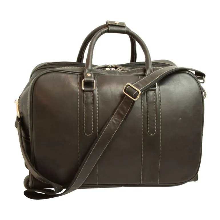 Torba podróżna skórzana na kółkach "Płock" NE