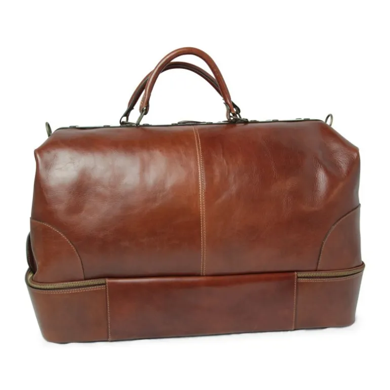Torba podróżna ze skóry licowej "Toruń" BR