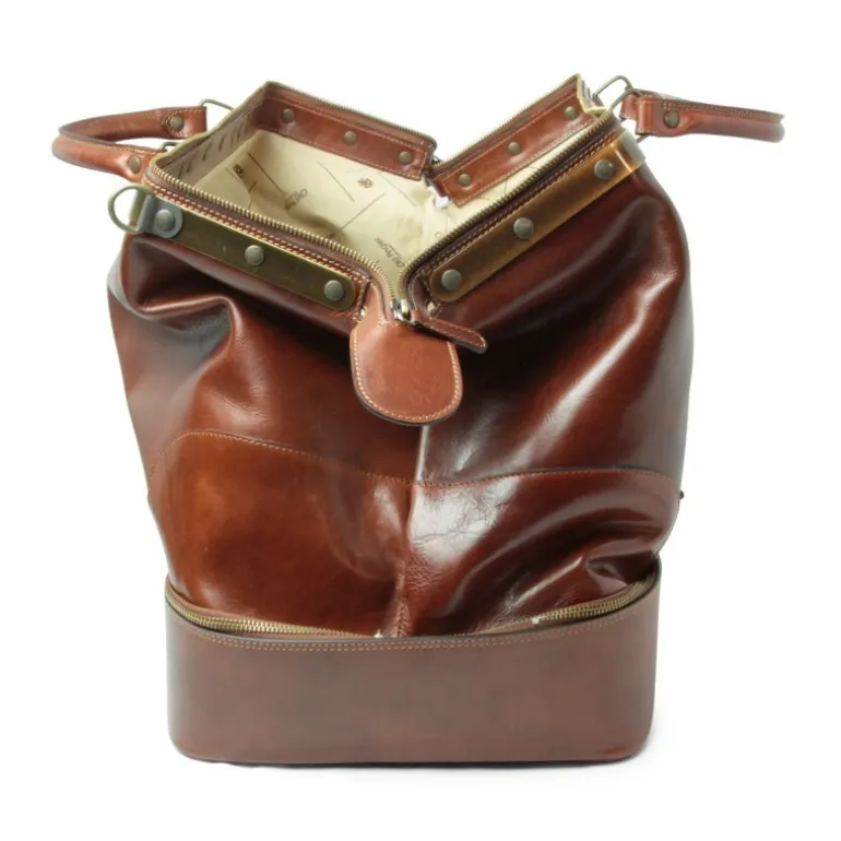 Torba podróżna ze skóry licowej "Toruń" BR