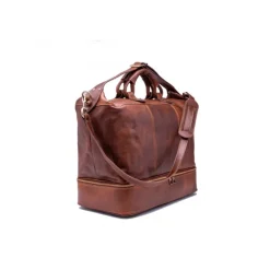 Torba weekendowa "Da Vinci" z prawdziwej skóry garbowanej roślinnie