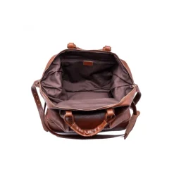 Torba weekendowa "Da Vinci" z prawdziwej skóry garbowanej roślinnie