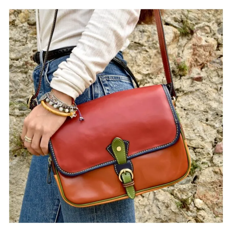 Torebka Damska skórzana "Toscana" Multicolor