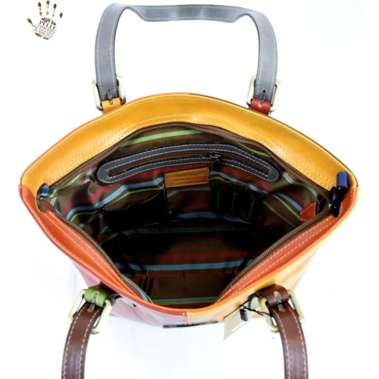 Torebka Damska skórzana "Alberese" Multicolor