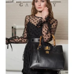 Torebka do ręki Damska Skórzana "Sarteano"