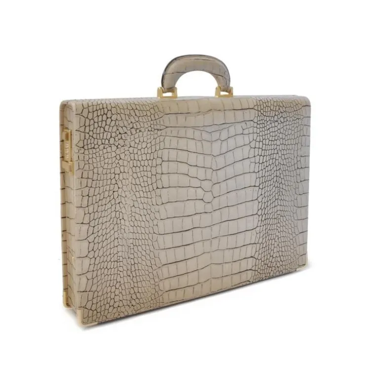 Walizka 24H skórzana "Machiavelli" Slim CA