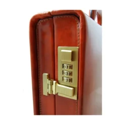 Walizka 24H skórzana "Machiavelli" Slim CA