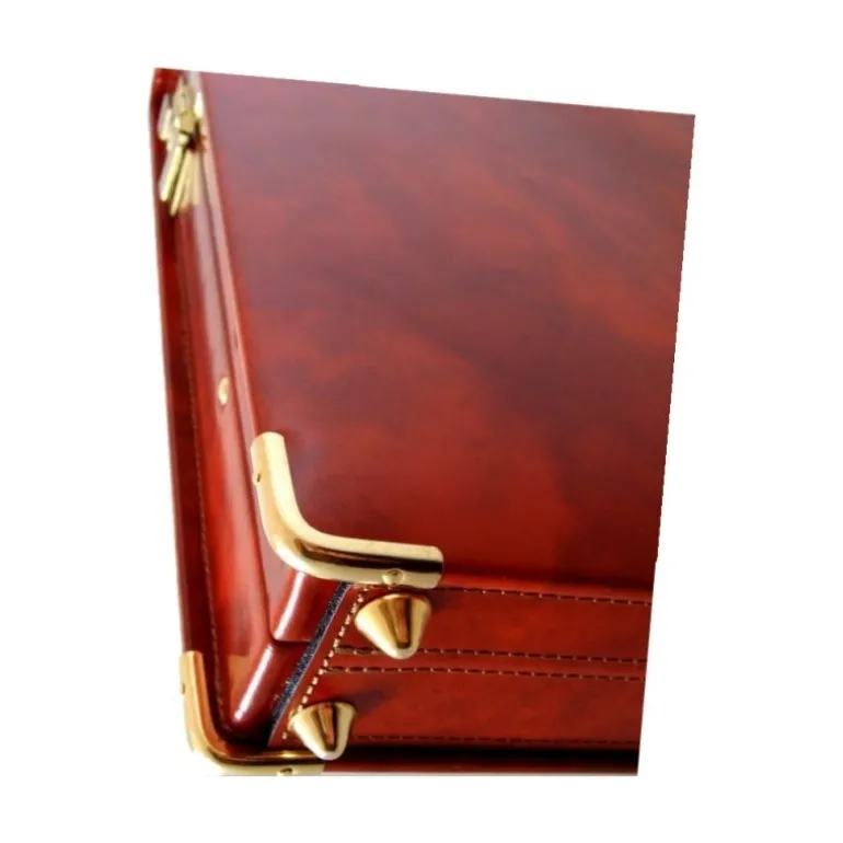 Walizka 24H skórzana "Machiavelli" Slim CA