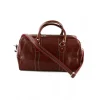 Włoska torba podróżna wykonana ręcznie z prawdziwej toskańskiej skóry, "Świdnica" CW