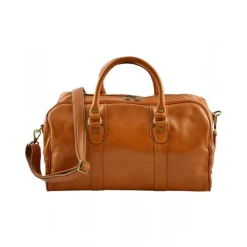 Włoska torba podróżna wykonana ręcznie z prawdziwej toskańskiej skóry, "Świdnica" KO