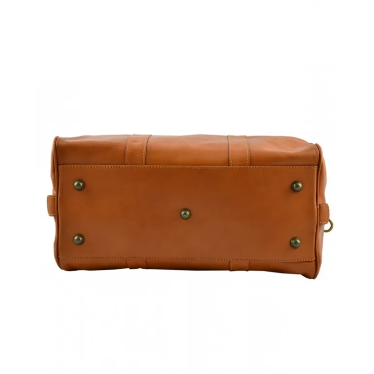 Włoska torba podróżna wykonana ręcznie z prawdziwej toskańskiej skóry, "Świdnica" KO