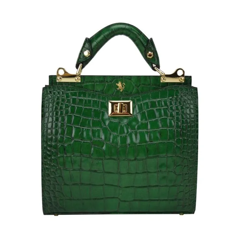 Zgrabna i praktyczna torebka damska skórzana. "Anna Maria Luisa de' Medici"