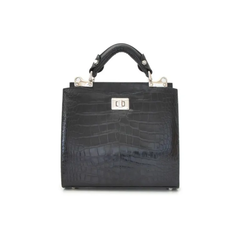 Zgrabna i praktyczna torebka damska skórzana. "Anna Maria Luisa de' Medici"