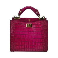 Zgrabna i praktyczna torebka damska skórzana. "Anna Maria Luisa de' Medici"