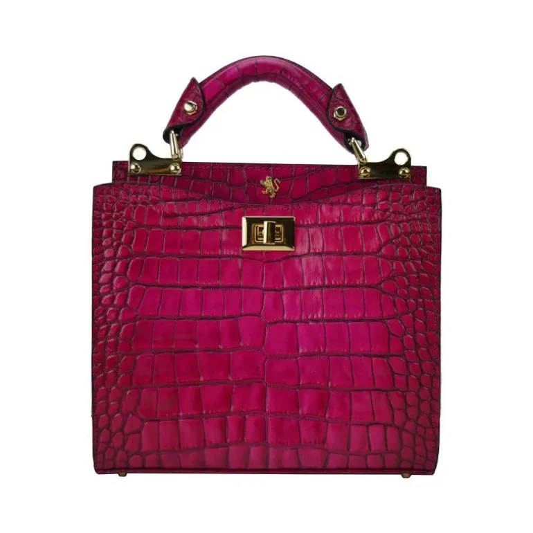 Zgrabna i praktyczna torebka damska skórzana. "Anna Maria Luisa de' Medici"