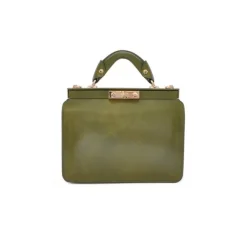 Zgrabna, wspaniale zaprojektowana skórzana torebka  "Vittoria Colonna" R153