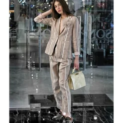 Zgrabna, wspaniale zaprojektowana skórzana torebka  "Vittoria Colonna" R153