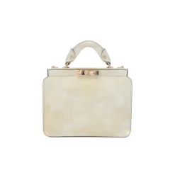 Zgrabna, wspaniale zaprojektowana skórzana torebka  "Vittoria Colonna" R153